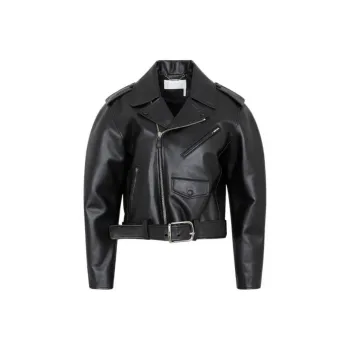 Chloé Leather Jackets Women's Black