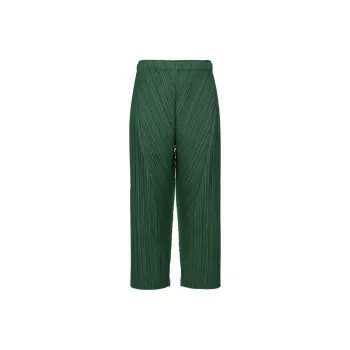 PLEATS PLEASE ISSEY MIYAKE FW22 Casual Pants Women's Green