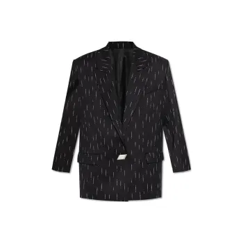 The Attico Logo Plaque Tailored Blazer
