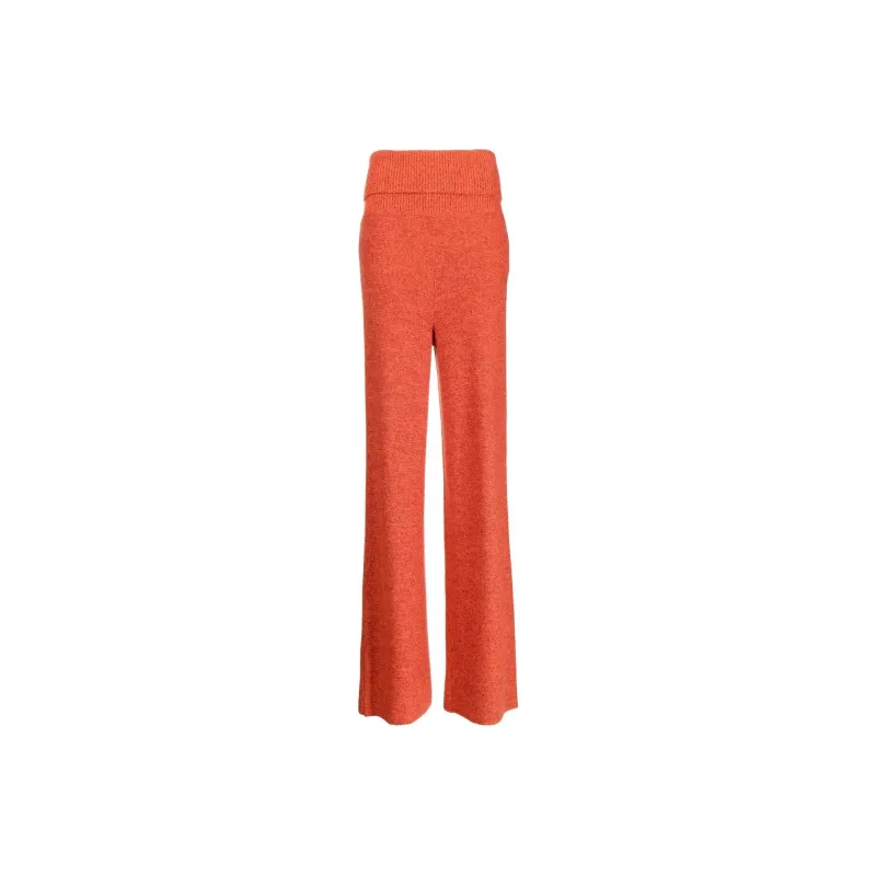 OFF-WHITE Knitted Sweatpants Women's Amber Orange-0
