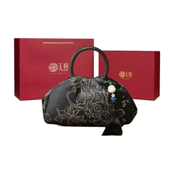 Pmsi Fabric Handbag Regular Women's Black