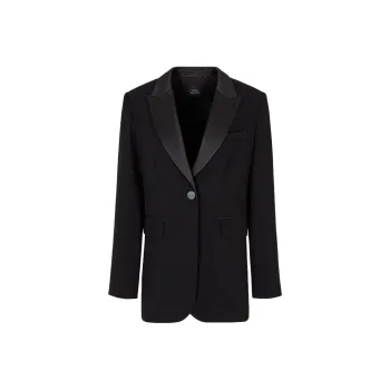 ARMANI EXCHANGE Buttoned Long sleeve Blazer