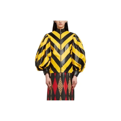 GUCCI Cropped Coats Women's Black