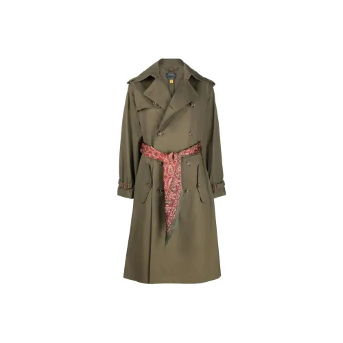 Polo Ralph Lauren Trench Coats Women's Green