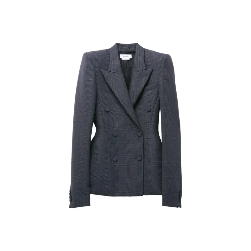 Alexander McQueen FW24 Business Suit Coat Women's Dark Gray-0