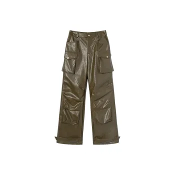 EPTISON WOMAN Casual Pants Women's Brown Green