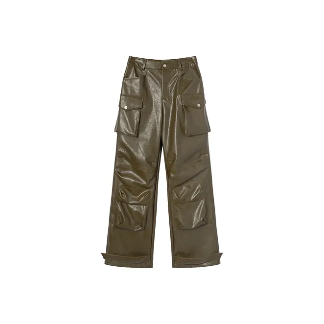 EPTISON WOMAN Casual Pants Women's Brown Green-0