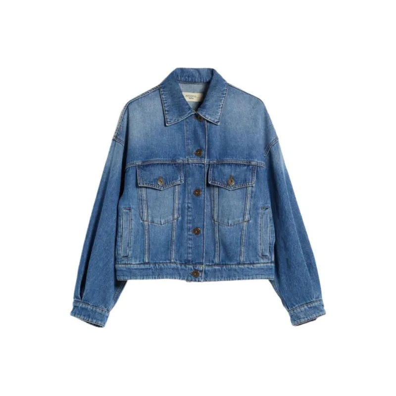 WEEKEND MaxMara Denim Jacket Women's Blue-0