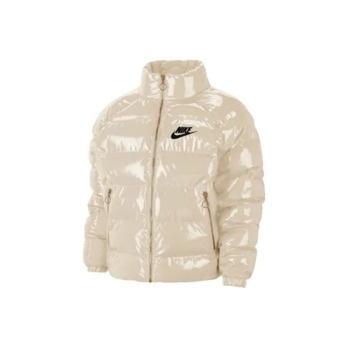 Nike Puffer Jacket Winter Women's Ecru