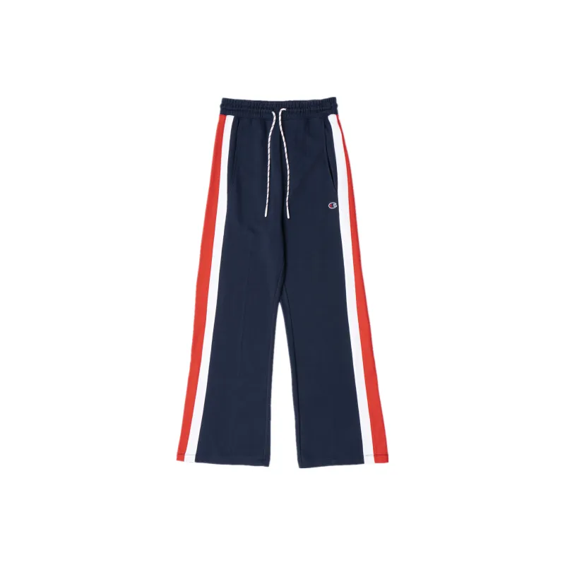 Champion Wide Leg Casual Pants Women's Navy Blue-0