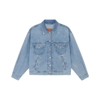 Levis SS22 Loose Fit Denim Jacket Women's Blue
