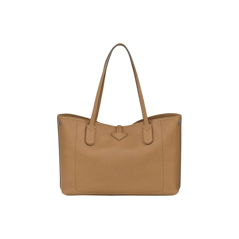 LONGCHAMP Roseau Essential Cow Leather Shoulder Bag Large Size Women's Tawny-1