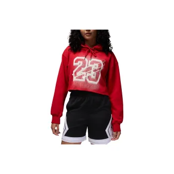 JORDAN Flight Fleece Women's Cropped Satin Lined Hoodie