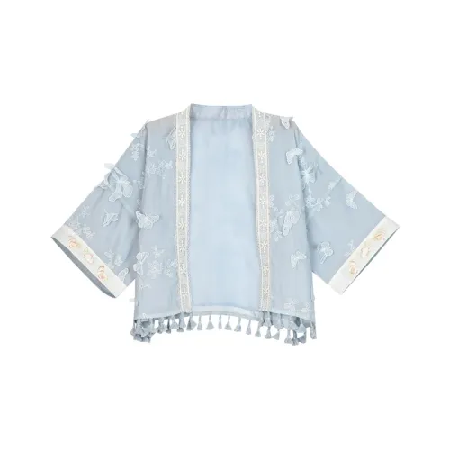 SNBL Cropped Coats Women's Blue