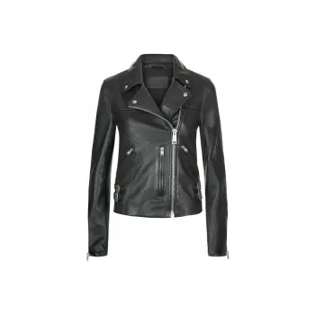 ALLSAINTS Leather Jacket Women's Black