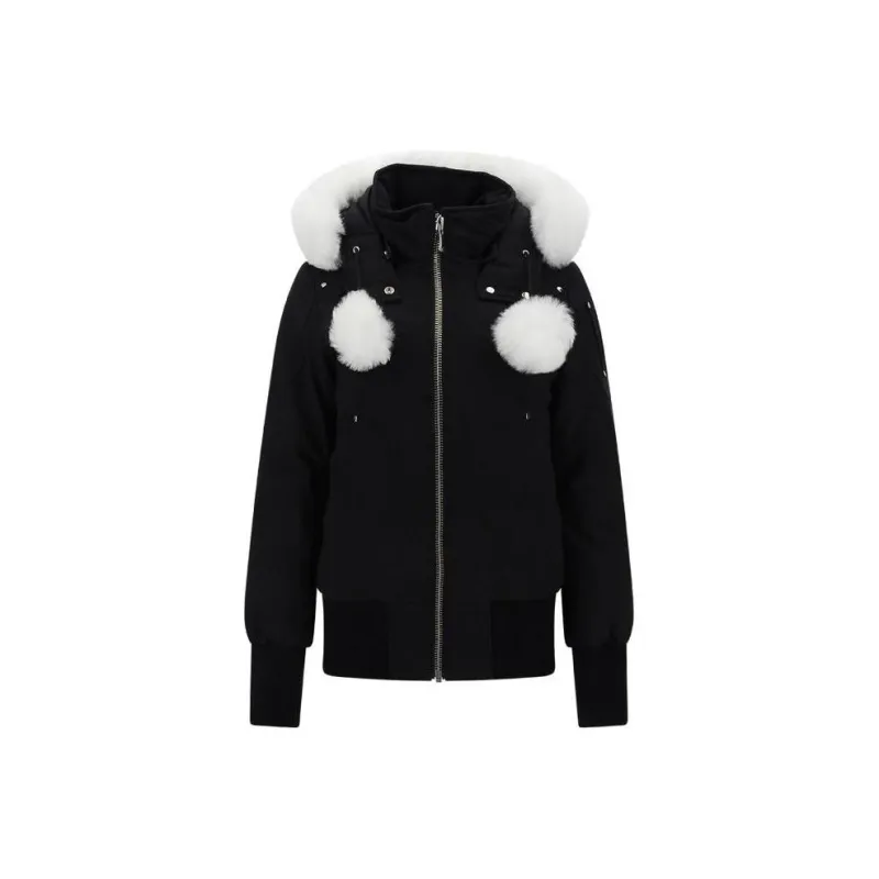 Moose Knuckles Feather Down Hooded Jacket-0