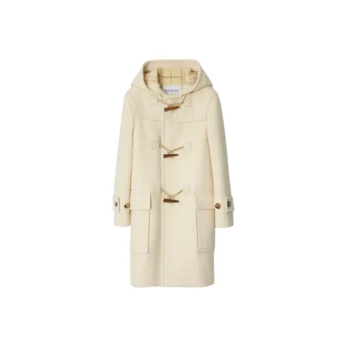 Burberry Toggle Closure Hooded Duffle Coat