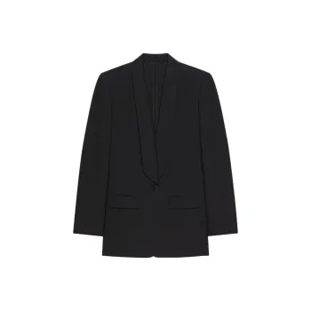 Givenchy Shawl Lapel Single Breasted Jacket