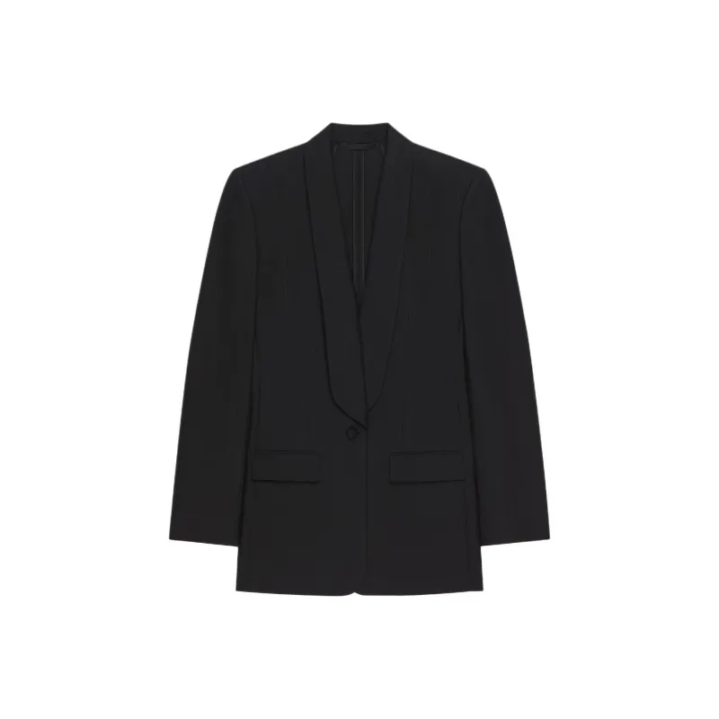 Givenchy Shawl Lapel Single Breasted Jacket-0
