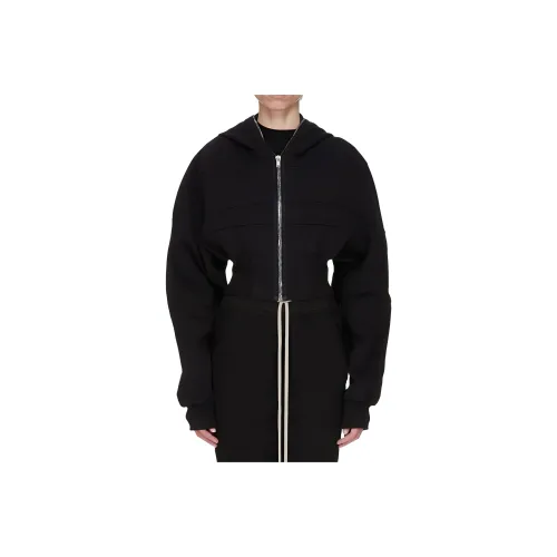 Rick Owens DRKSHDW Collage Gimp Hoodie 'Black'