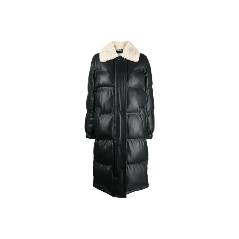STAND STUDIO Fabiola Quilted Faux-leather Coat-0