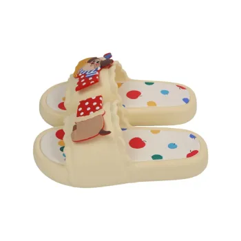 SHIGUDE Slippers Women's, Light Yellow