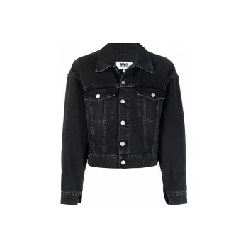MM6 Maison Margiela Denim Jackets Women's Black
