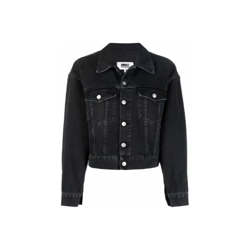MM6 Maison Margiela Denim Jackets Women's Black