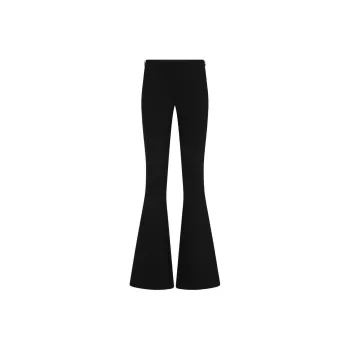 DSQUARED 2 Logo-Plaque Low-Rise Flared Trousers