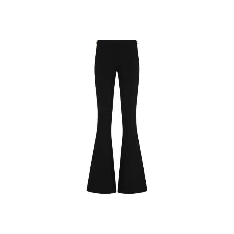 DSQUARED 2 Logo Plaque Low Rise Flared Trousers-0