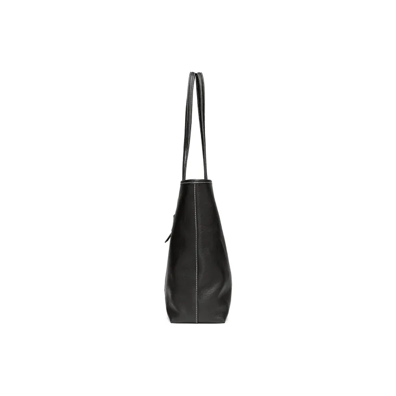 PIERRE CARDIN Top Grain Cow Leather Tote Bag, Shoulder Bag Regular Women's Black/Brown/Burgundy-2
