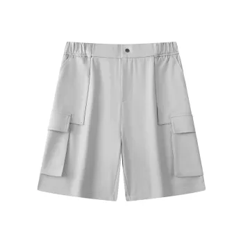 JIANWANG Casual Shorts Unisex Gray