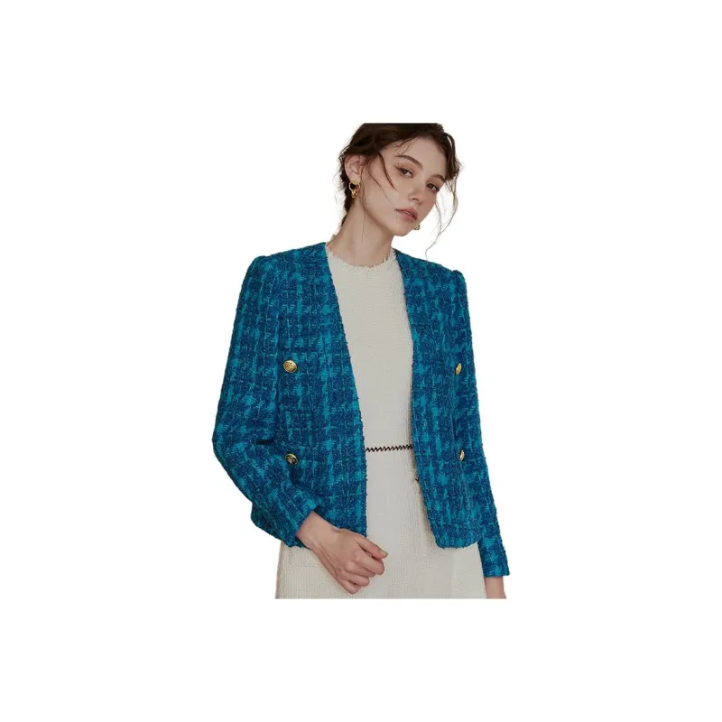 ROEYSHOUSE Business Suit Women's Peacock Blue-0