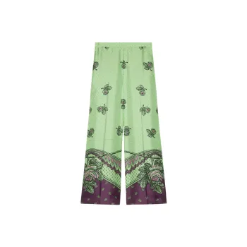 GUCCI Casual Pants Women's Green