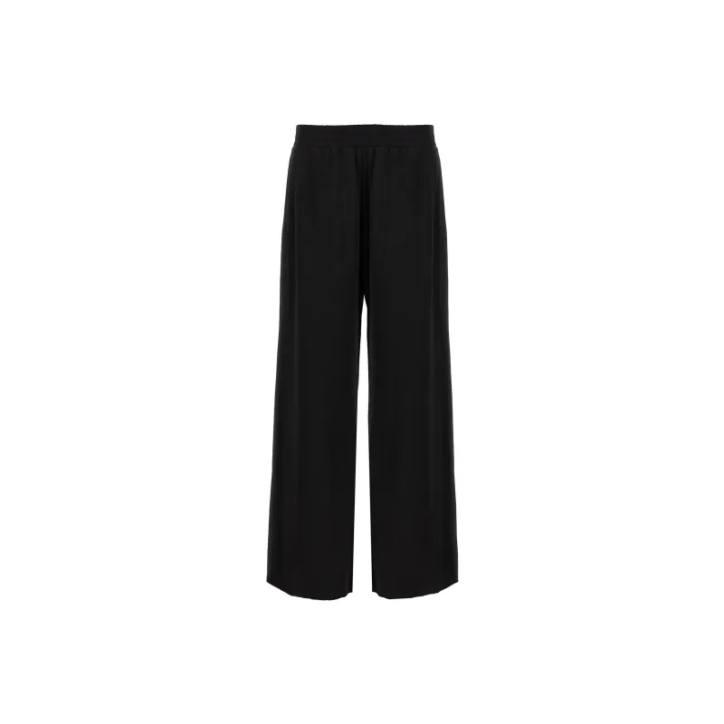 Fabiana Filippi Satin Elasticated Waistband Trousers-0
