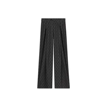GUCCI Gg Wool Palazzo Trousers