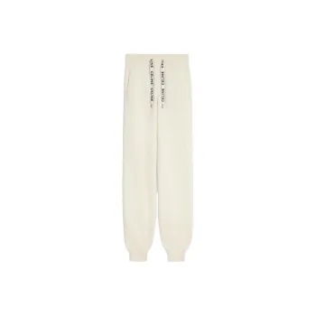 CELINE Knitted Sweatpants Women's White