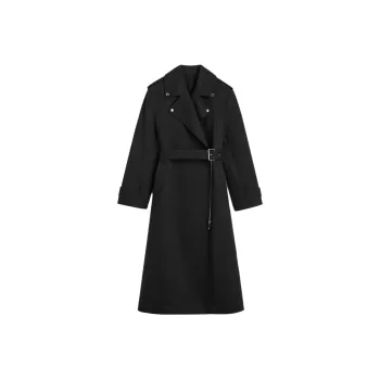 TOTEME Biker Cotton Trench