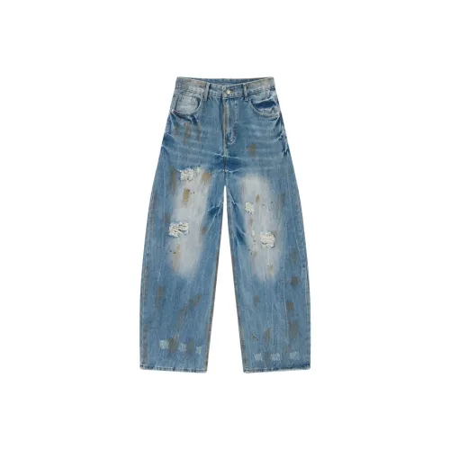 CASABLANCA Drawstrings Vase Linen Shorts Blue