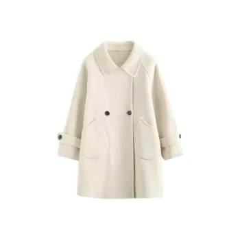 Mlpstudio Coats Women's Beige Apricot