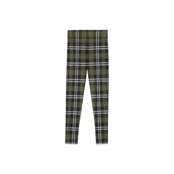 Burberry Tully Check Leggings 'Dark Olive'