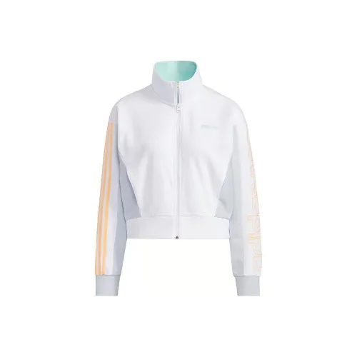 Adidas Neo Cropped Coats Women's White