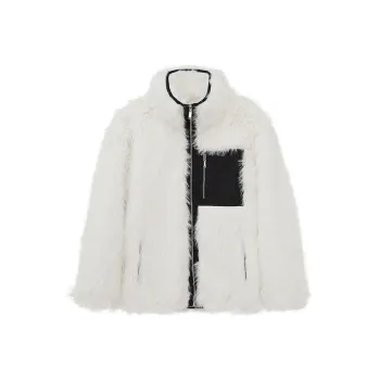 D'zzit Furs Women's Bleached White
