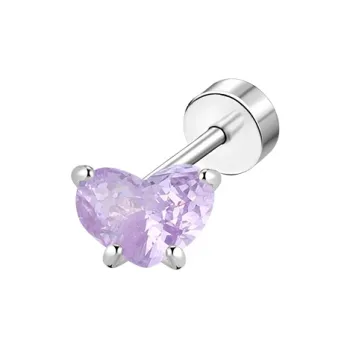 EAR PARTNER Titanium Steel Stud Earrings Unisex