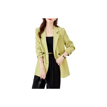 TERRE BLEUE Business Suit Women's Neon Green