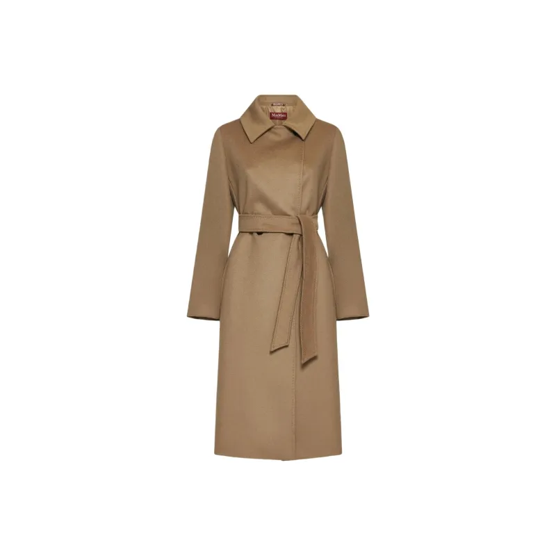 MaxMara Studio Bcollag Double Breasted Belted Coat-0