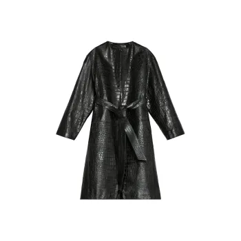 ZARA Leather Jackets Women's Black