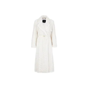 FENDI FW22 Leather Jacket Women's White
