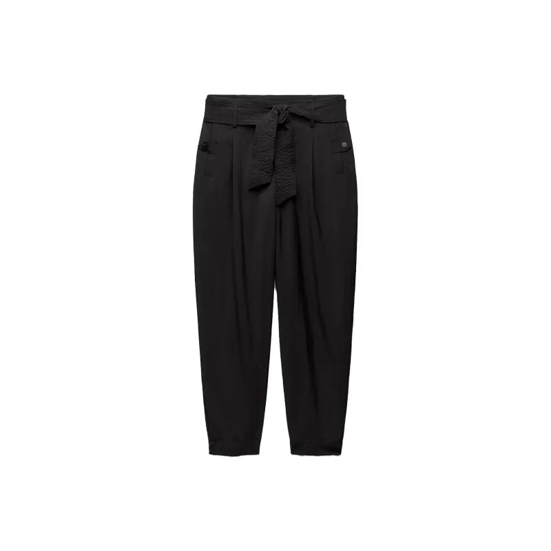ZARA Casual Pants Women's Black-0