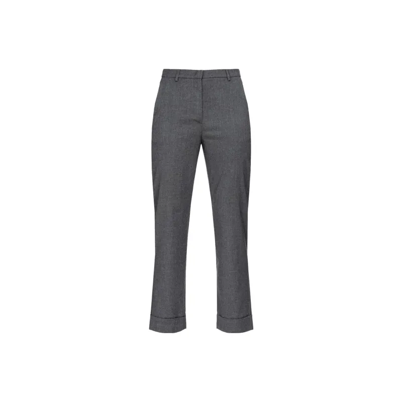 PINKO Pantaloni In Flanella Casual Pants Women's Gray-0